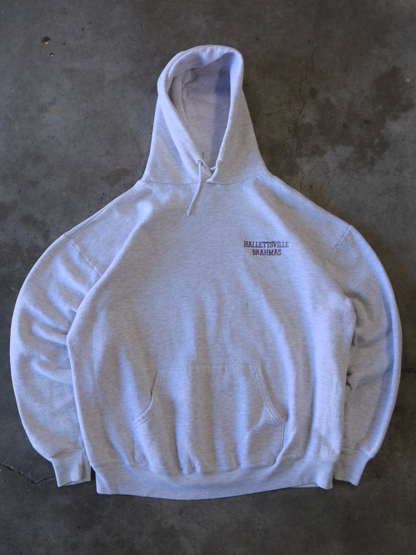 1990S 'HALLETSVILLE BRAHMAS' HOODED SWEATSHIRT