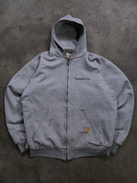1990S CARHARTT THERMAL LINED ZIPUP SWEATSHIRT