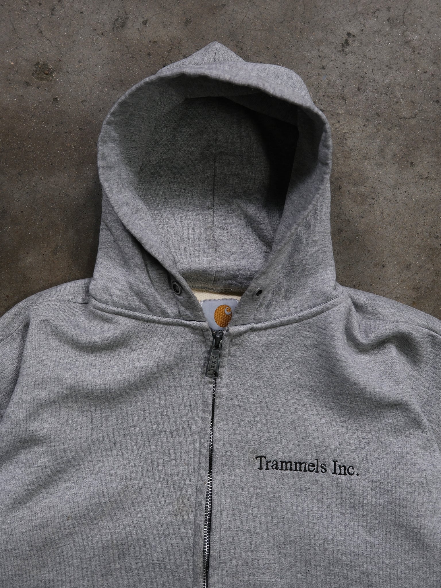 1990S CARHARTT THERMAL LINED ZIPUP SWEATSHIRT