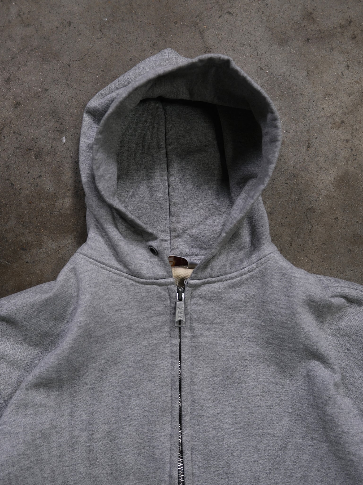 1990S CARHARTT THERMAL LINED ZIPUP SWEATSHIRT