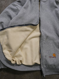 1990S CARHARTT THERMAL LINED ZIPUP SWEATSHIRT