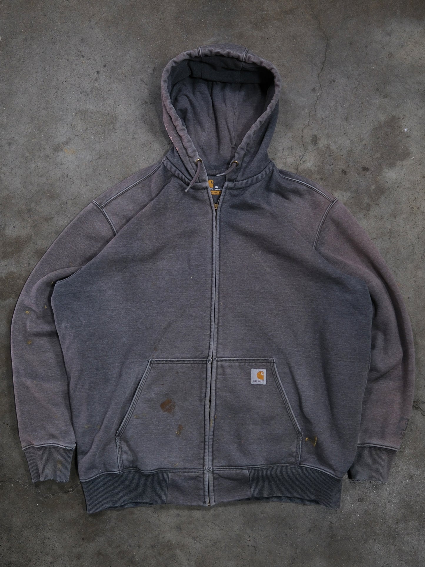 2000S FADED CARHARTT HOODED SWEATSHIRT