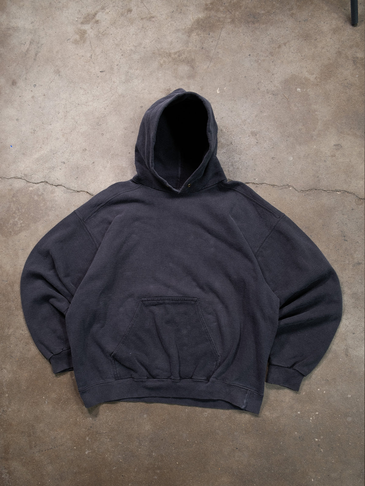 1990S BLACK FADED HOODIE