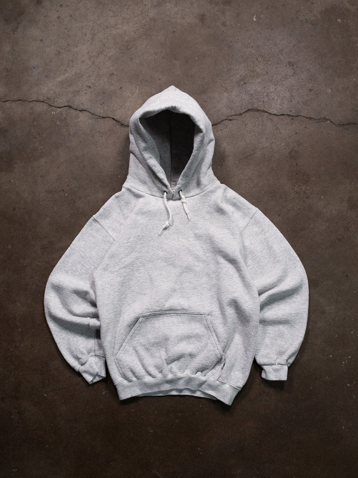 1990S GRAY DISCUS HOODIE
