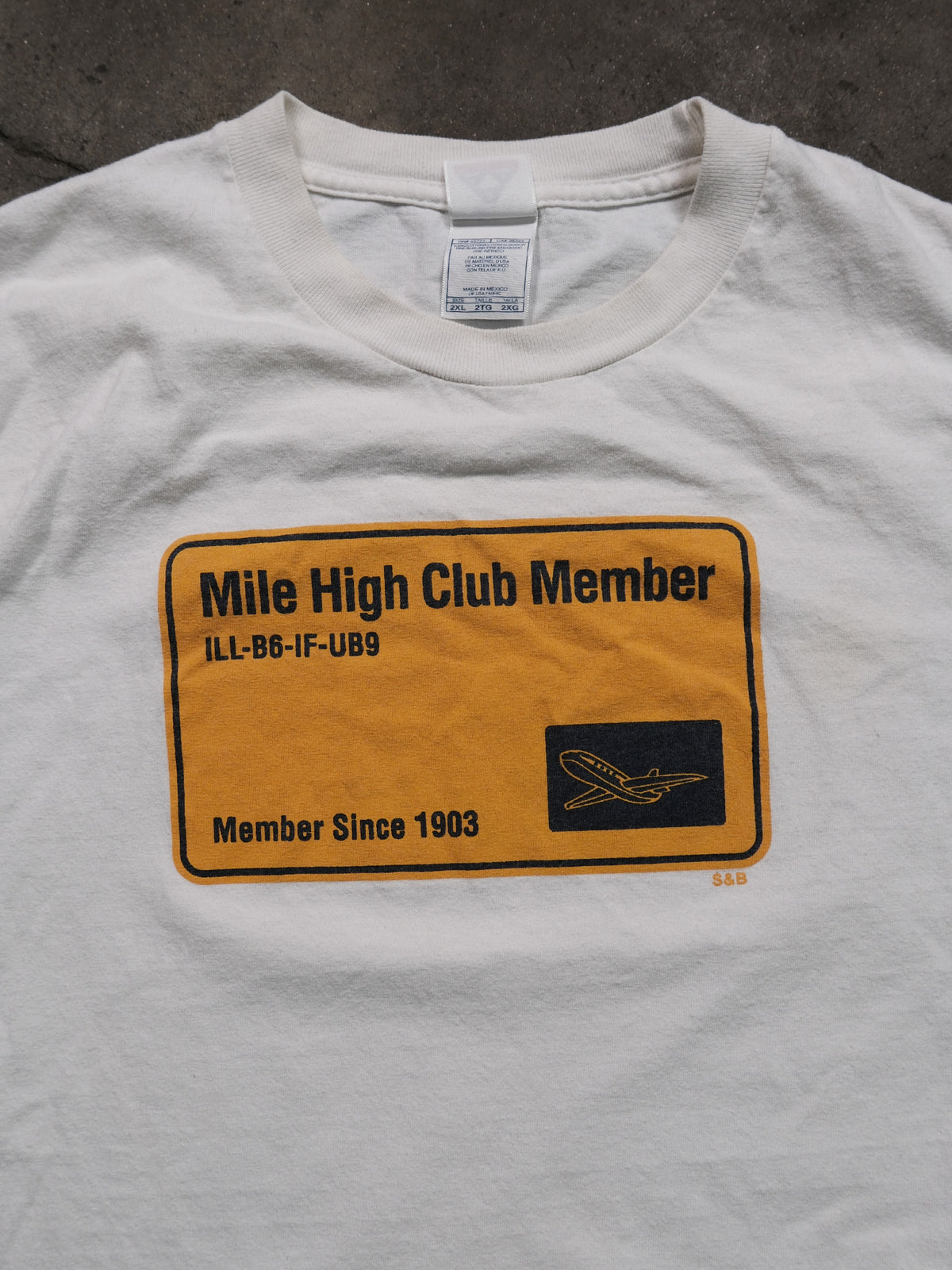2000S 'MILE HIGH CLUB MEMBER' TEE
