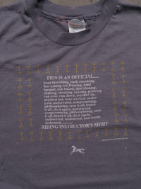 1990S SUNFADED 'RIDING INSTRUCTOR'S' TEE