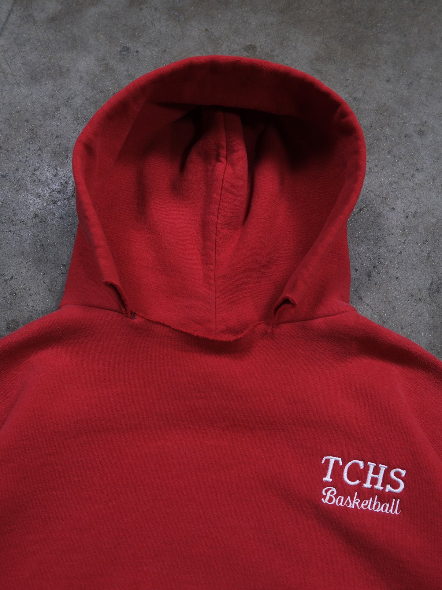 1990S RUSSELL 'TCHS BASKETBALL' HOODED SWEATSHIRT