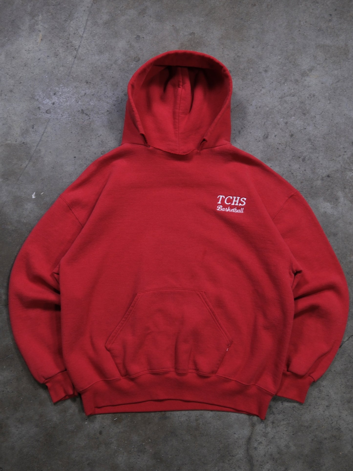 1990S RUSSELL 'TCHS BASKETBALL' HOODED SWEATSHIRT