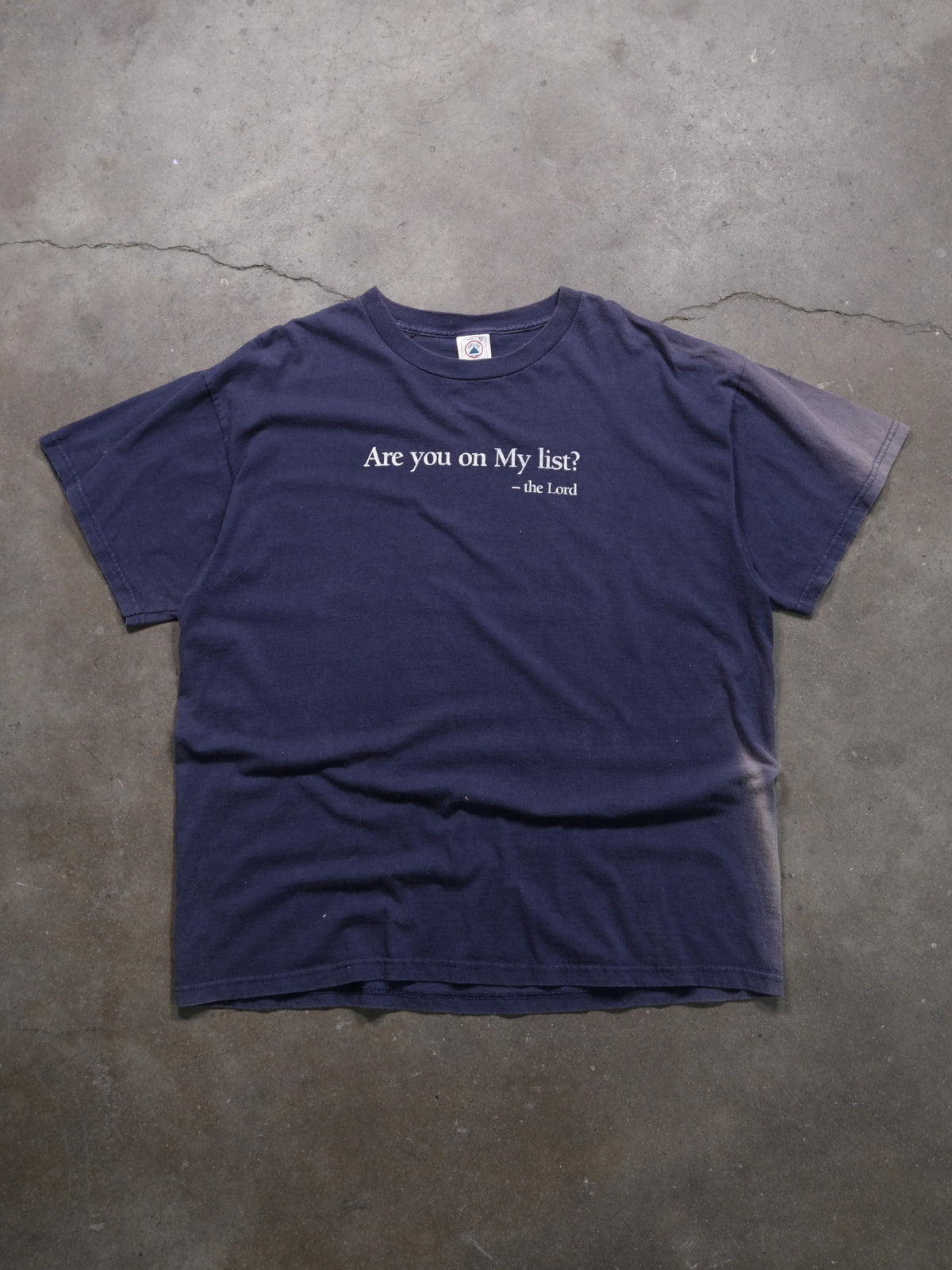 2000S 'ARE YOU ON MY LIST TEE'